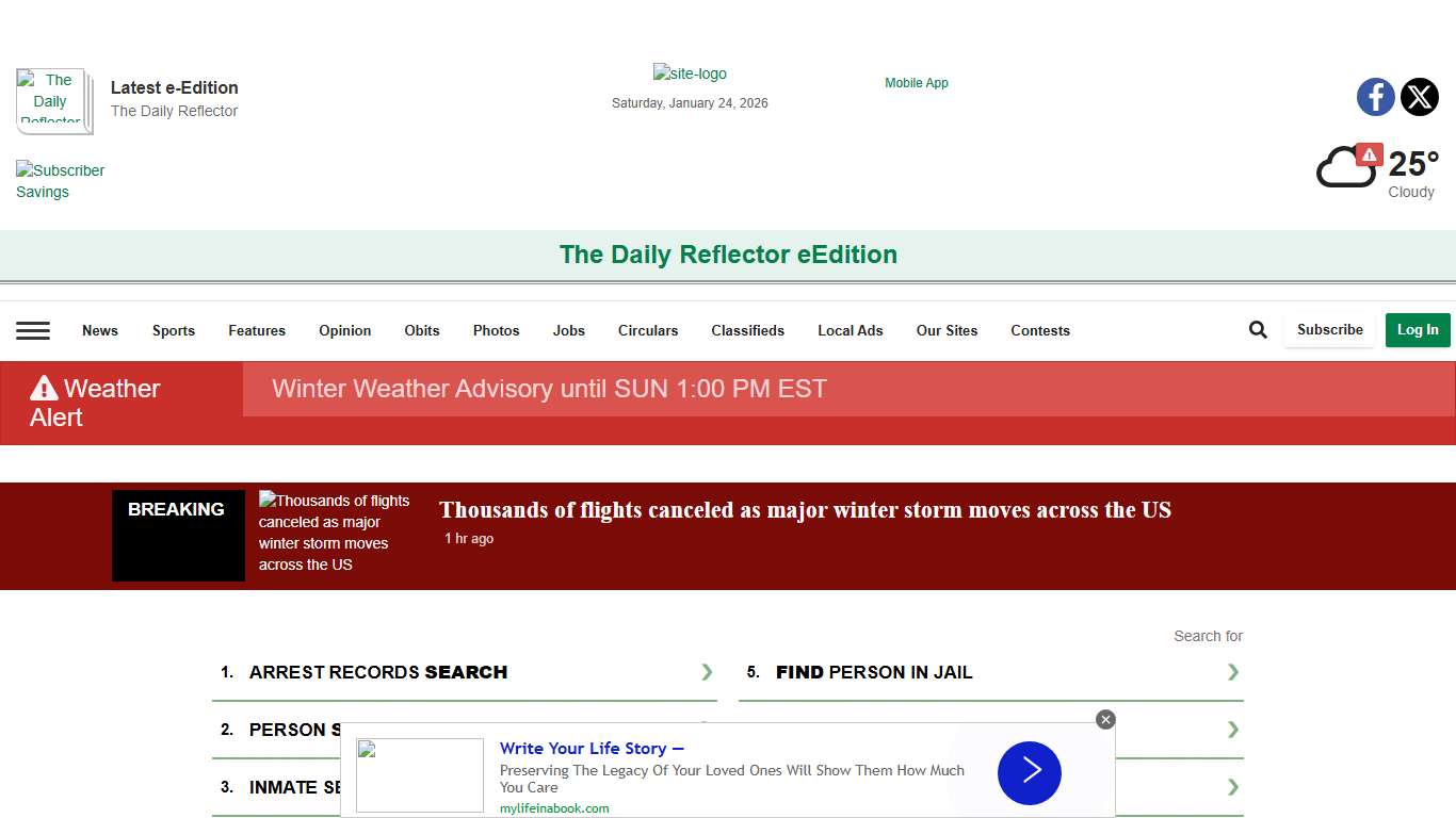 Jail Bookings reflector.com